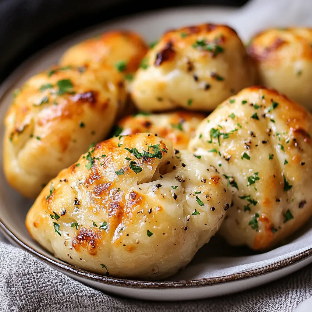 A plate of food with cheese and herbs.