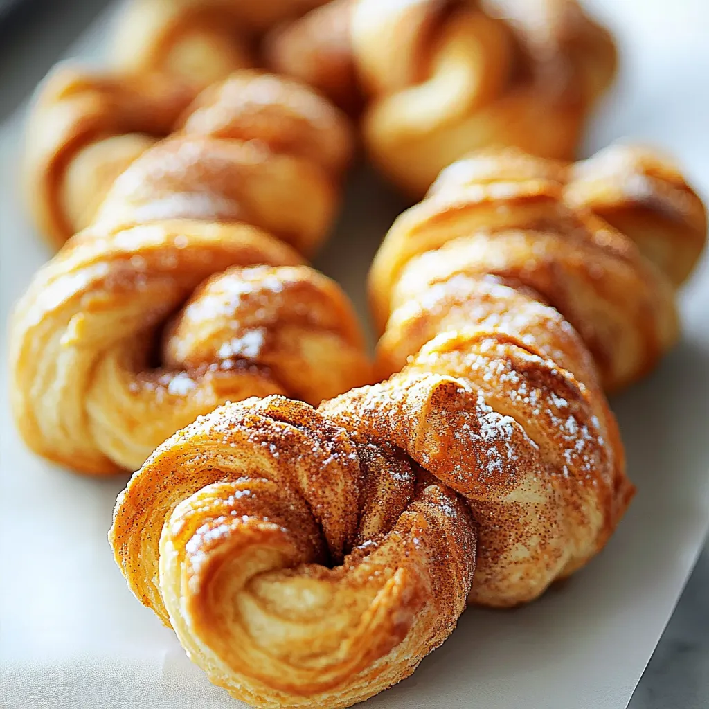 A plate of pastries with powdered sugar.
