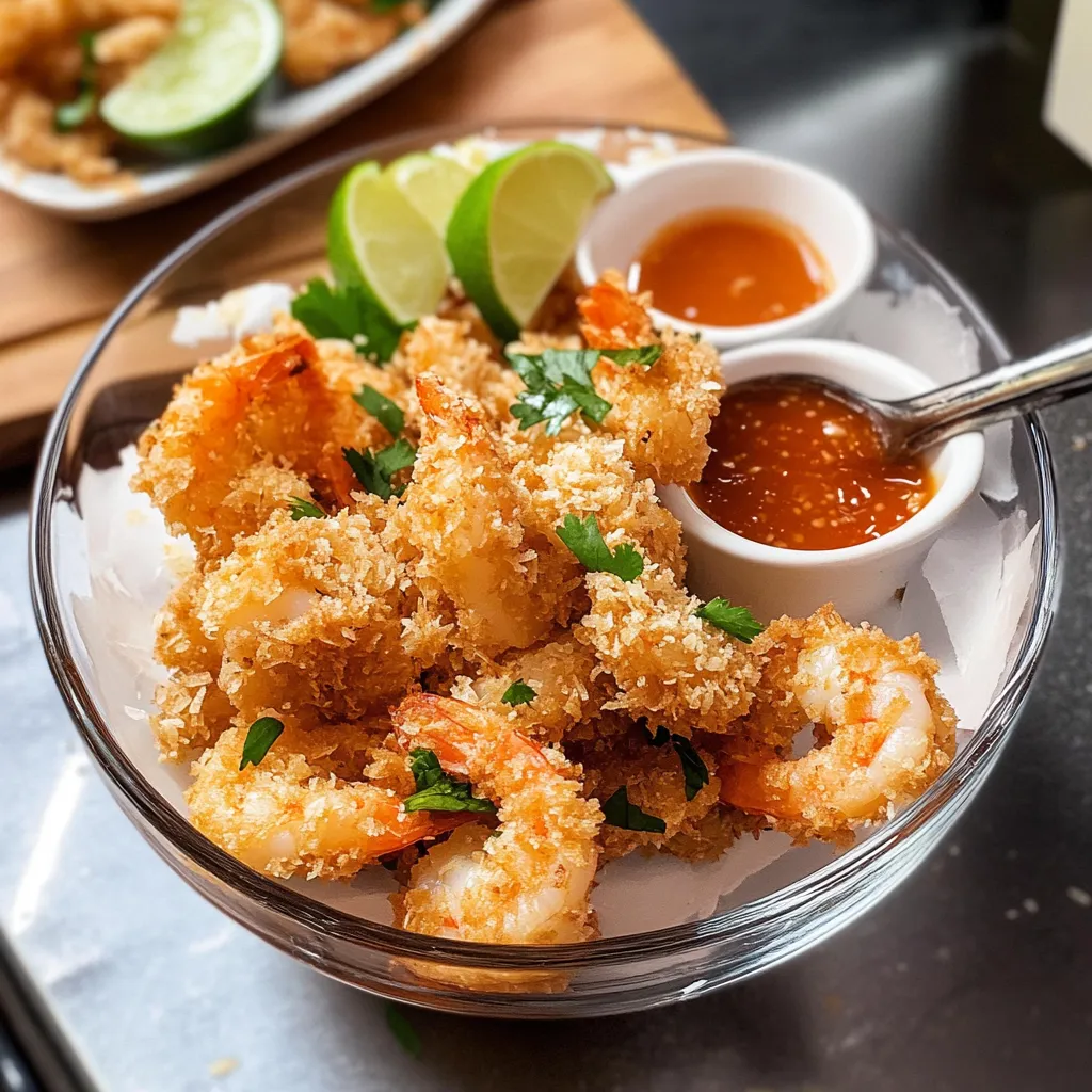 A bowl of shrimp and sauce.