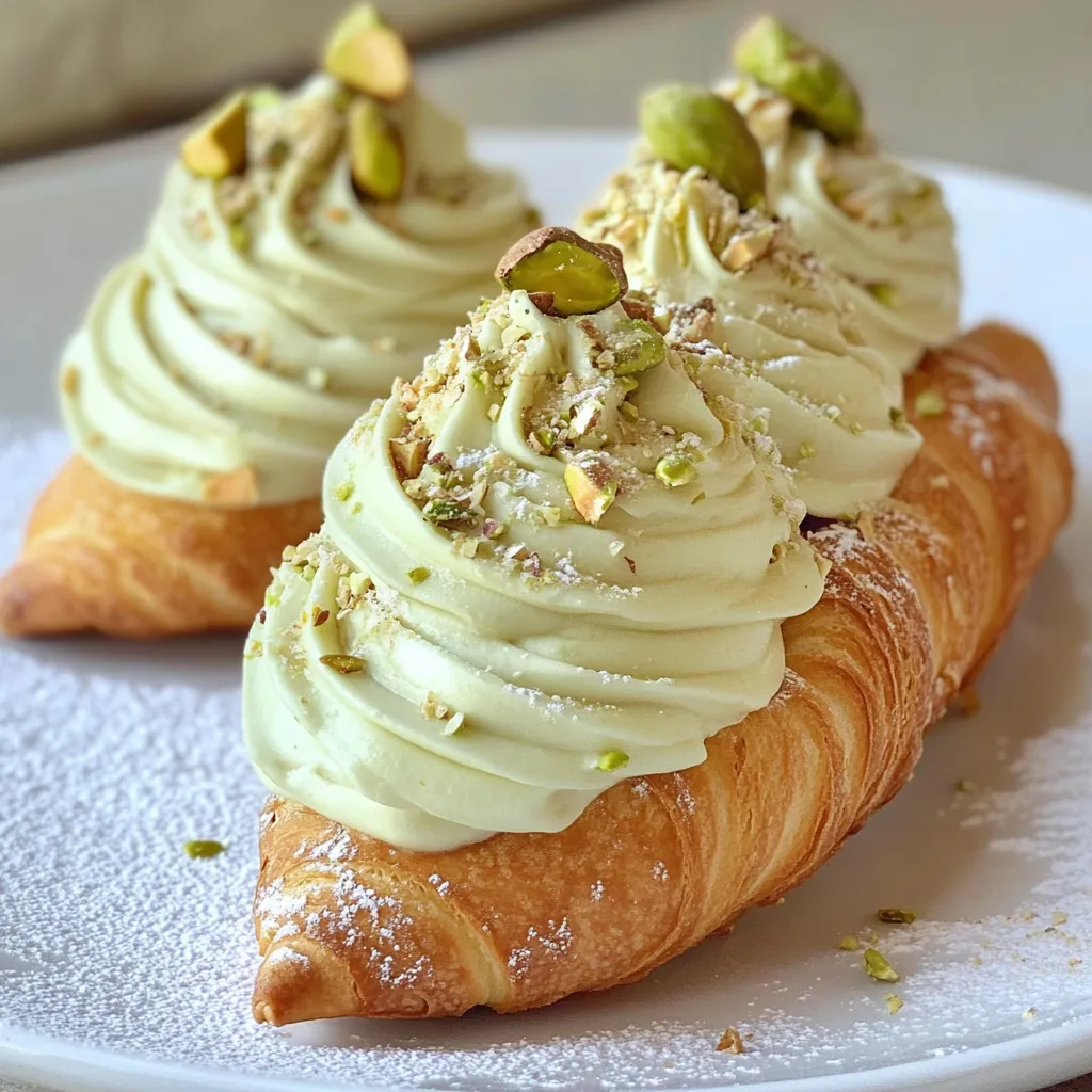 A plate with two pastries on it.
