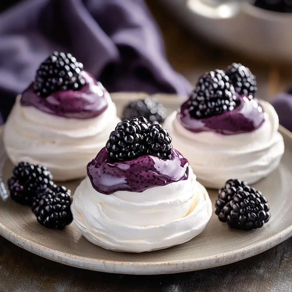 A plate of dessert with berries on top.