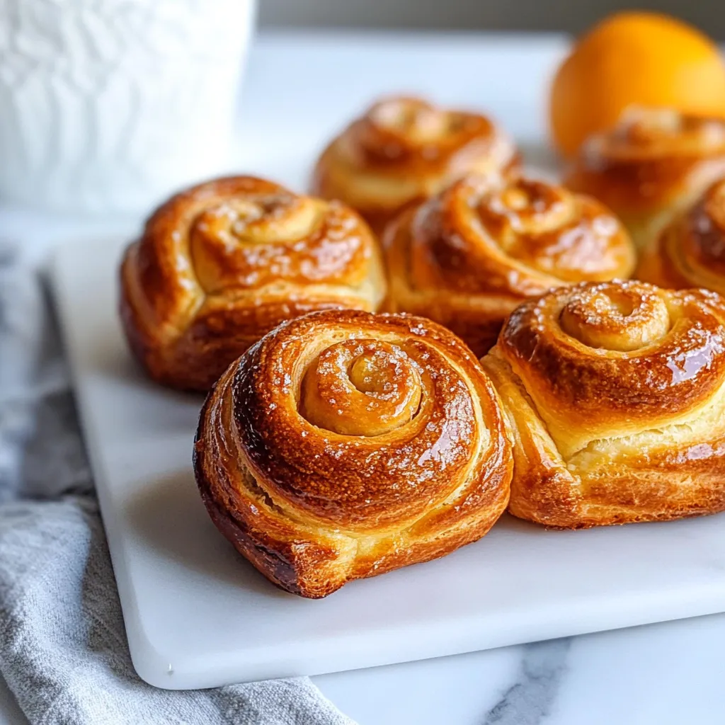 A plate of pastries with a white plate.