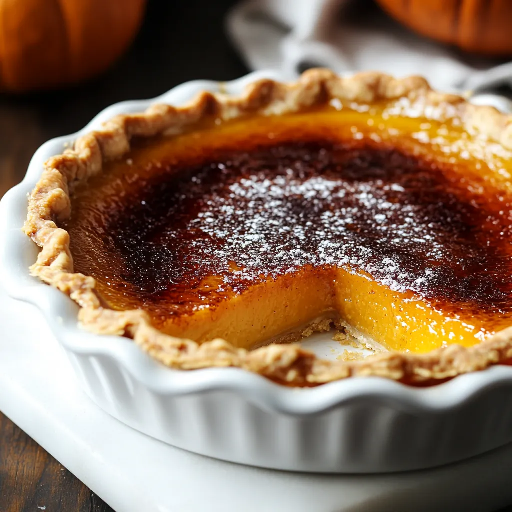 A pie with a burnt crust.