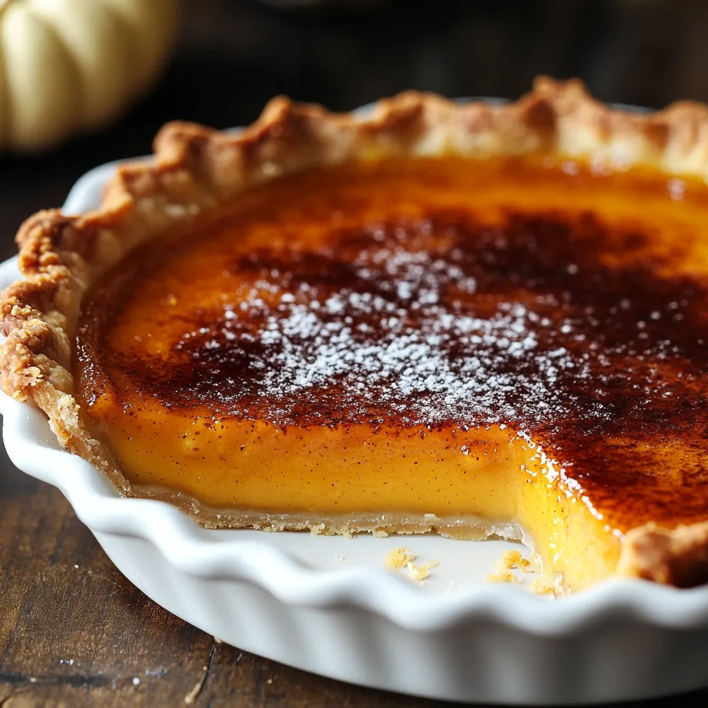 A pie with a golden crust and a yellow filling.