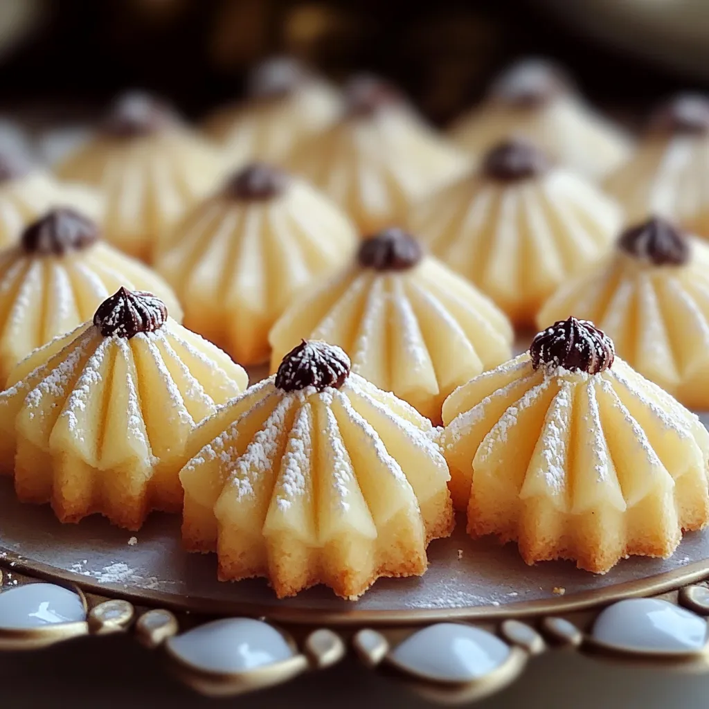 A plate of pastries with chocolate drizzled on top.