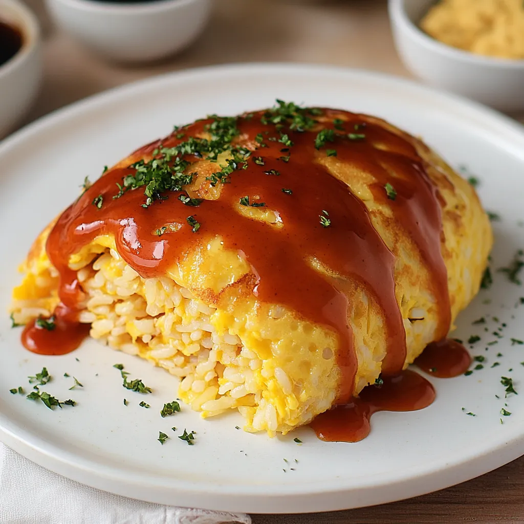A plate of food with a sauce on it.