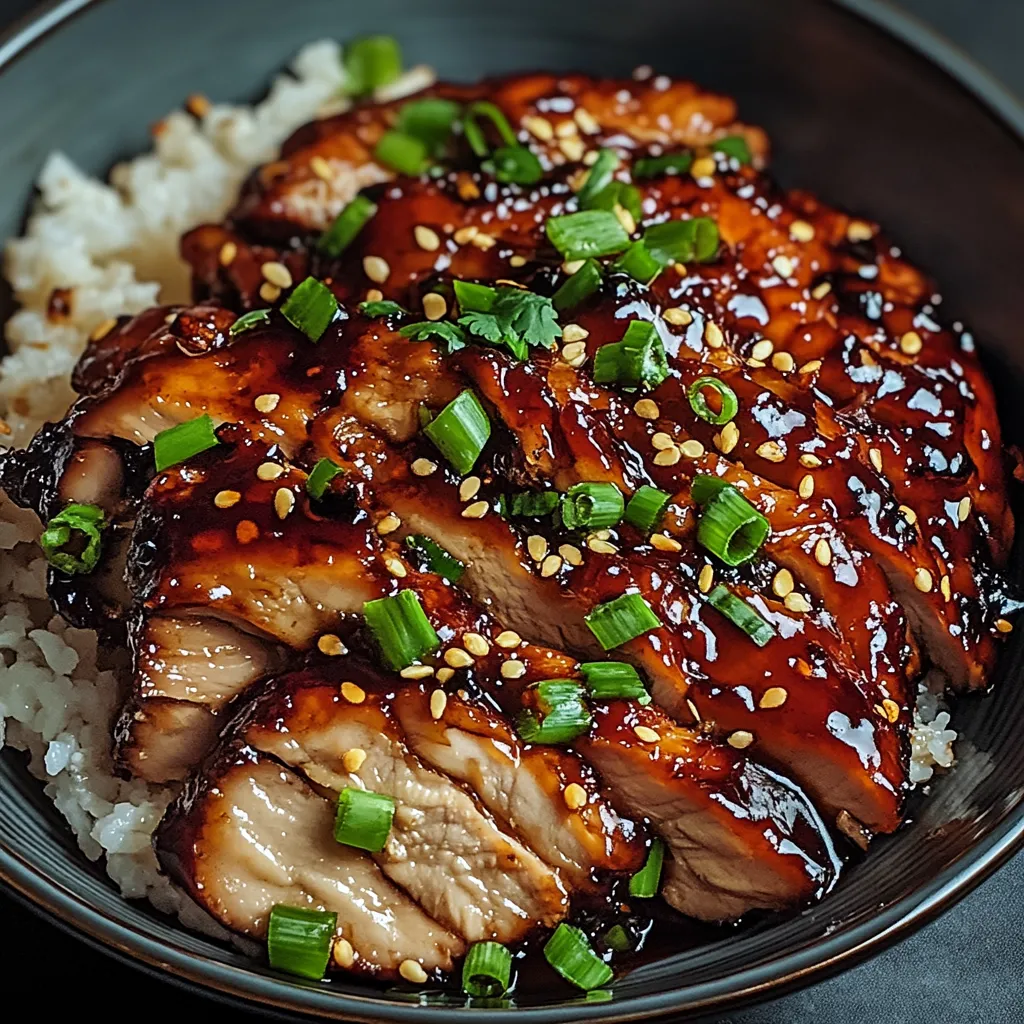 A bowl of meat and rice.