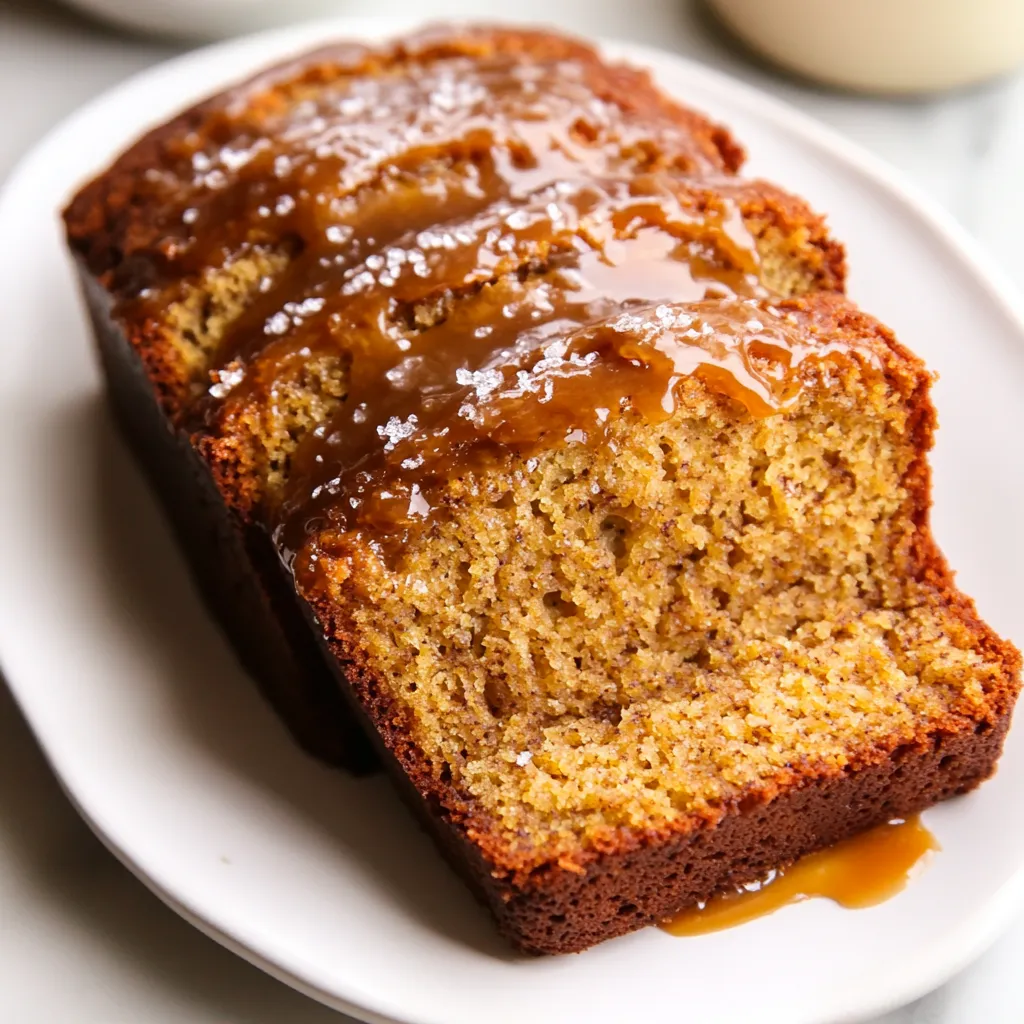 A slice of bread with a glaze on it.