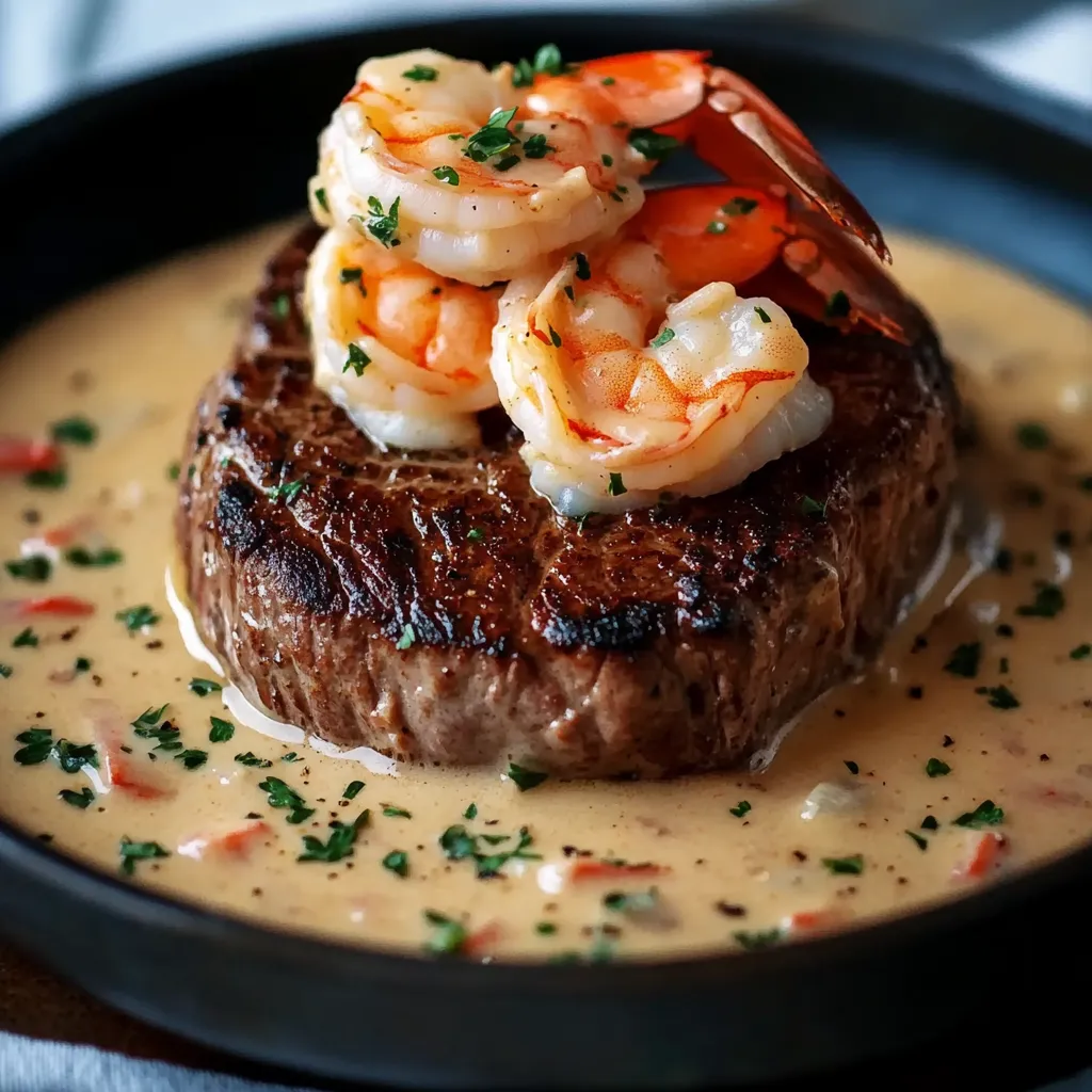A plate of food with shrimp and sauce.