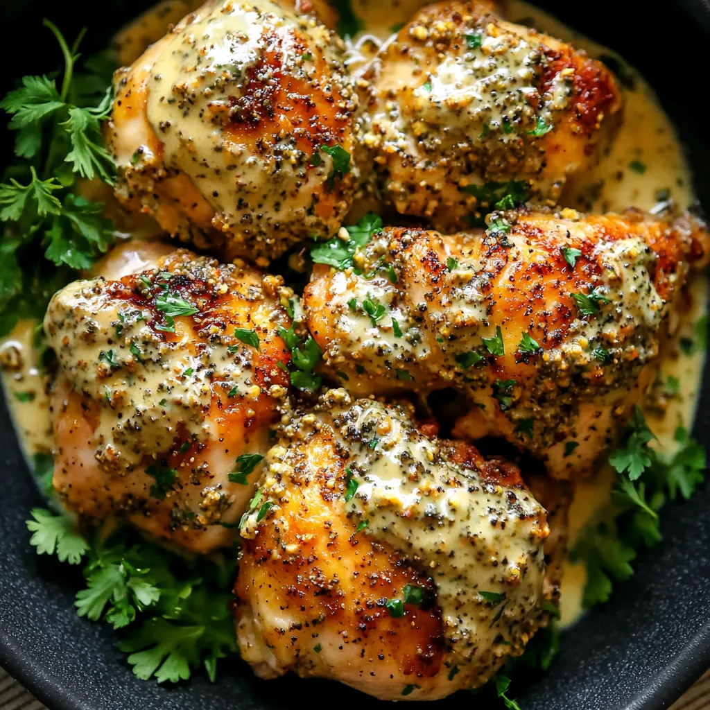 A bowl of chicken with spices.