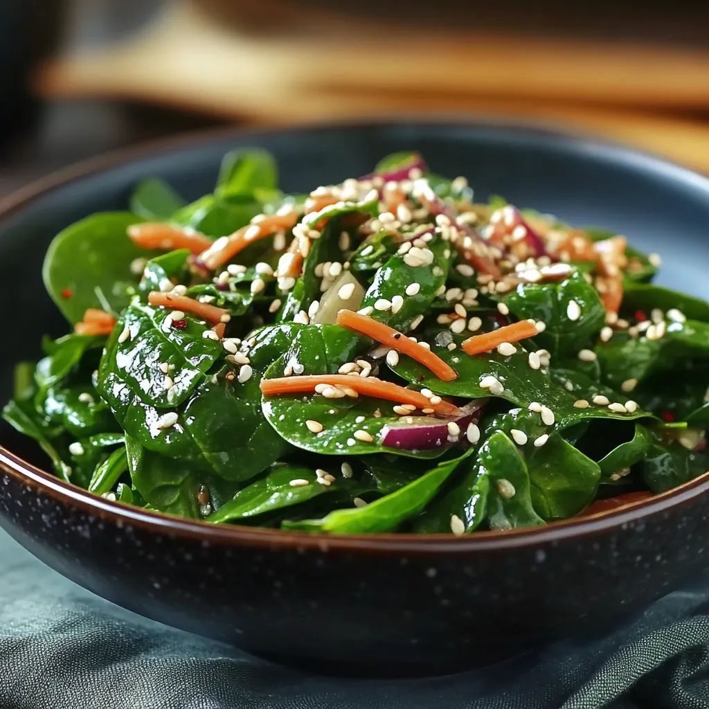A bowl of salad with sesame seeds.