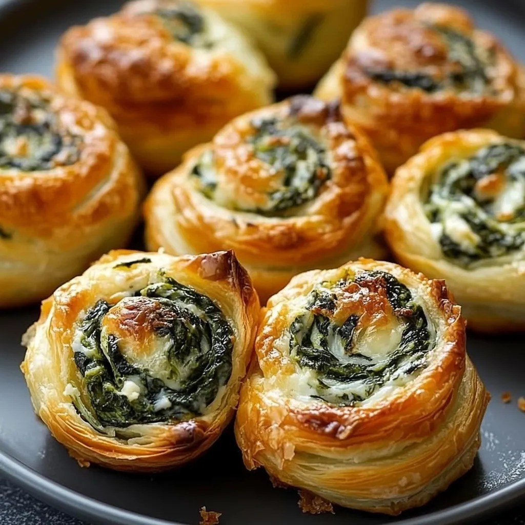 A plate of pastries with green toppings.