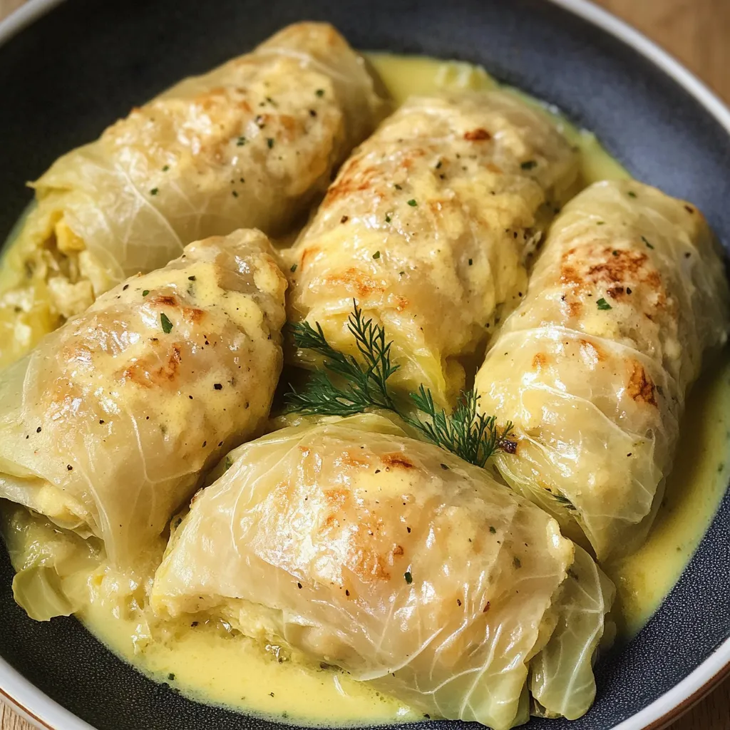 A plate of food with a sauce on it.