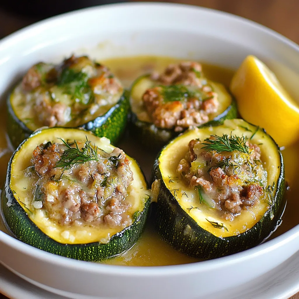 A bowl of food with a lemon wedge on top.