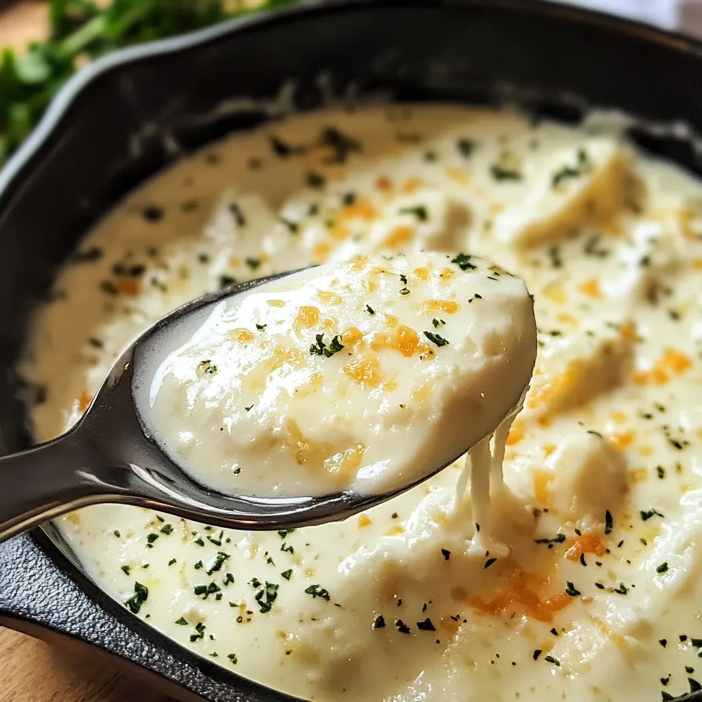 A spoon is in a bowl of food.