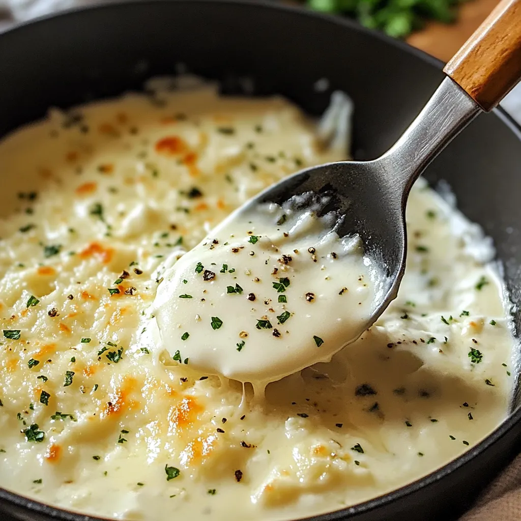 A spoon is in a bowl of food.