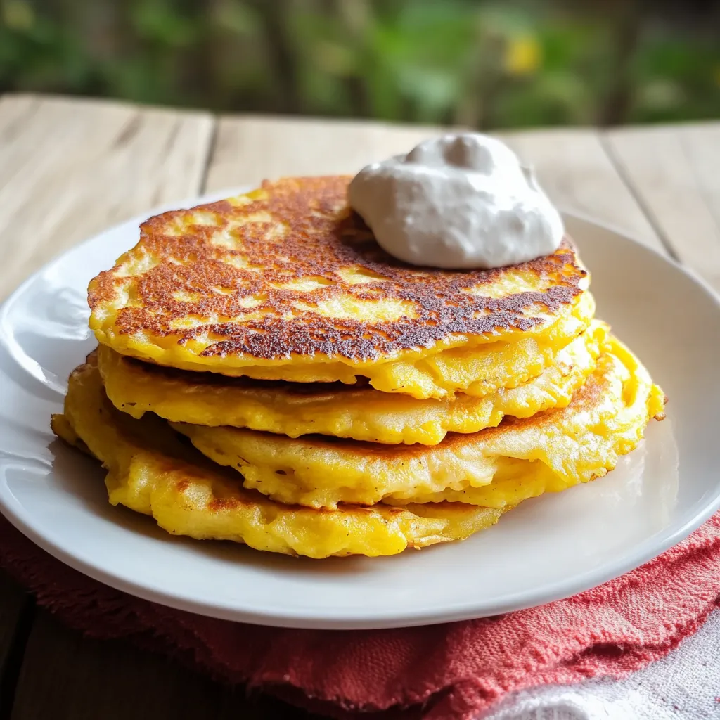 A stack of pancakes with a dollop of butter on top.