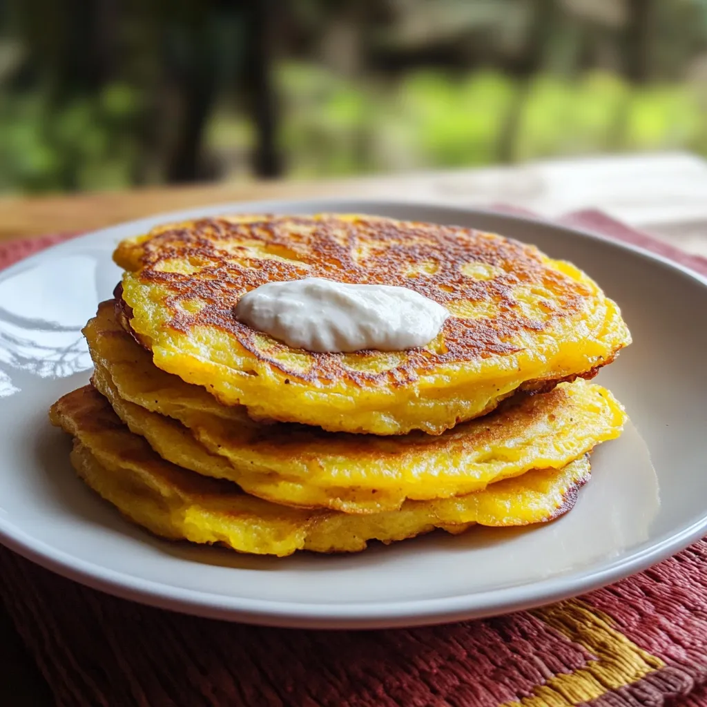 A stack of pancakes with butter on top.