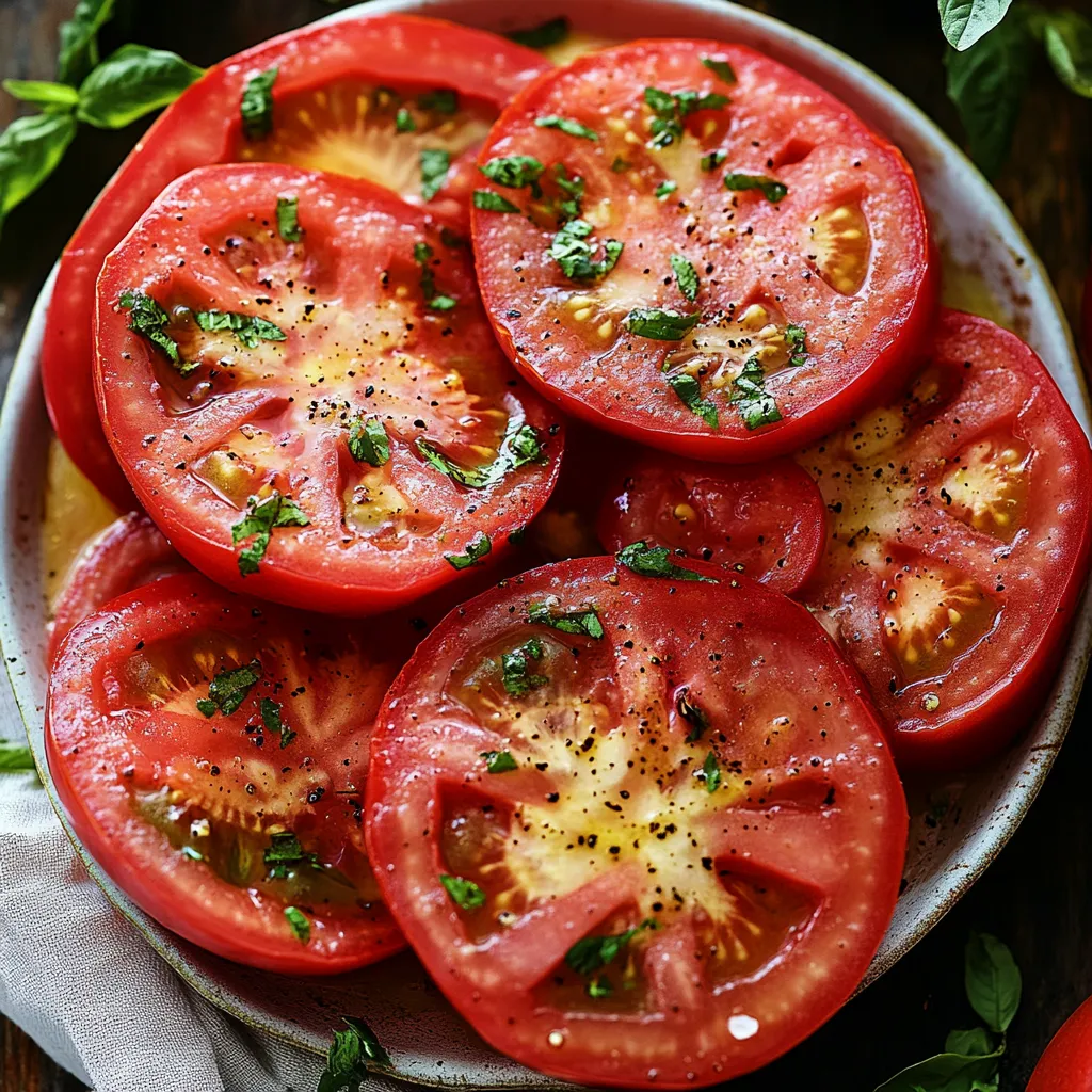 A bowl of sliced tomatoes.