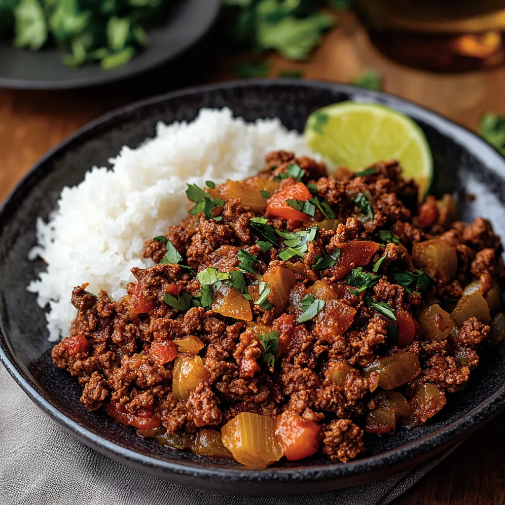 A bowl of beef and vegetables.