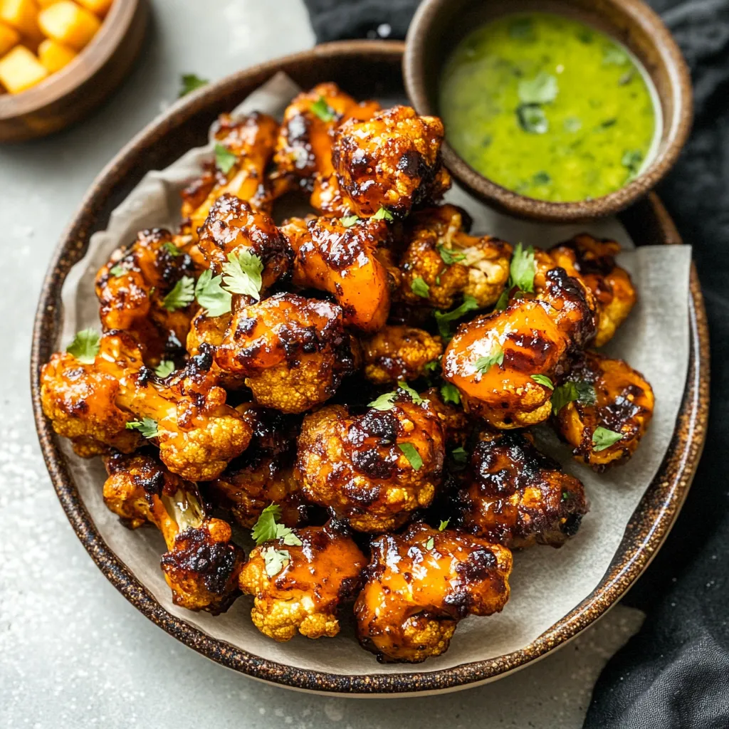 A plate of chicken wings with sauce.