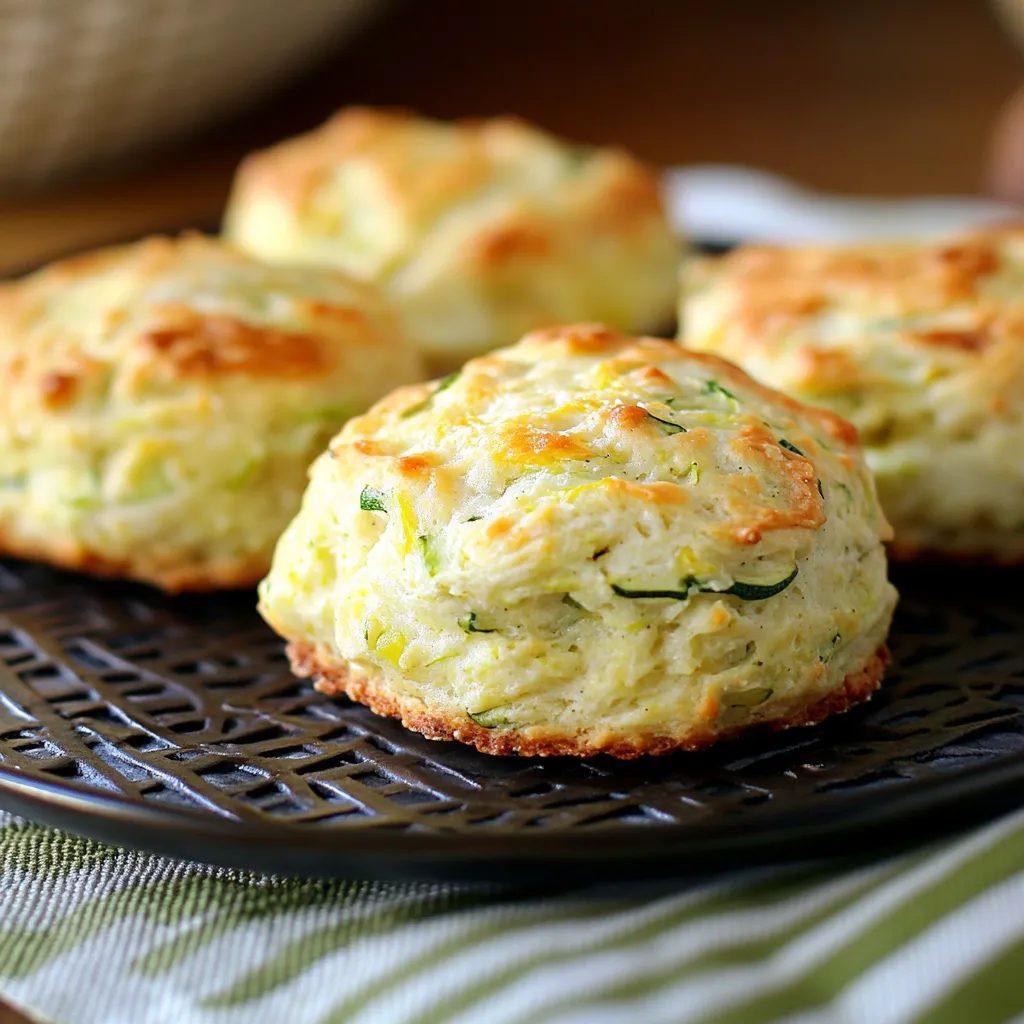 A plate of biscuits with green toppings.