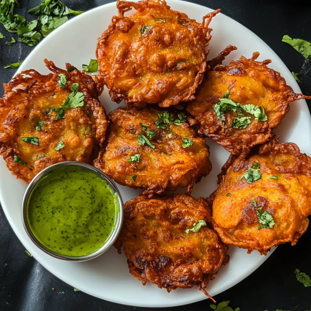 A plate of food with a green sauce.