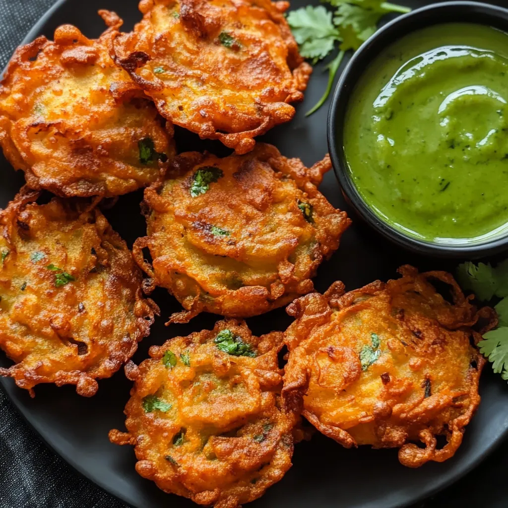 A plate of food with a green sauce.