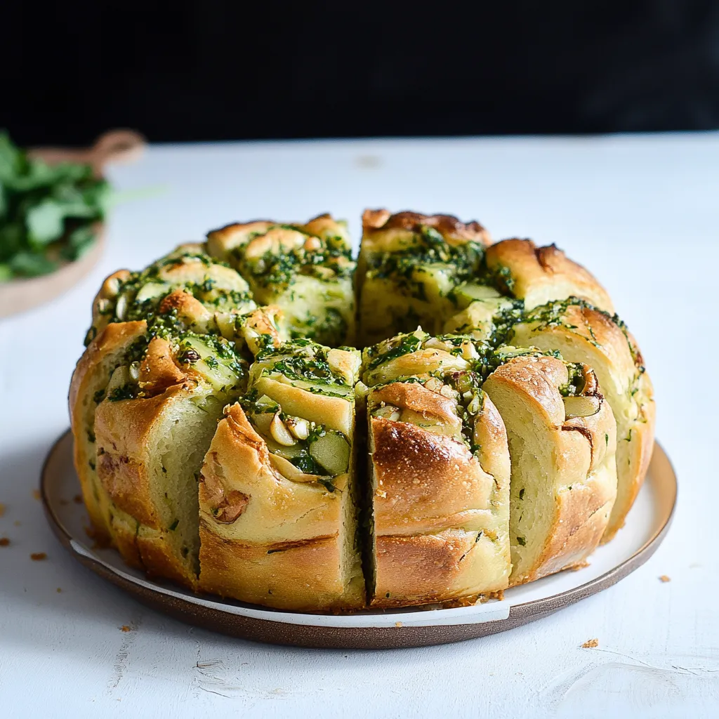 A slice of a cake with green toppings.