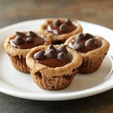 Chocolate chip cookies on a plate.